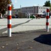 Anti-rampalen en zware parkeerpalen 89mm t/m 273mm 8 Antirampalen-wit-rood